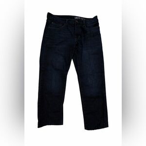 IZOD Men’s Straight Leg Stretch Jeans 34x29 Dark Wash